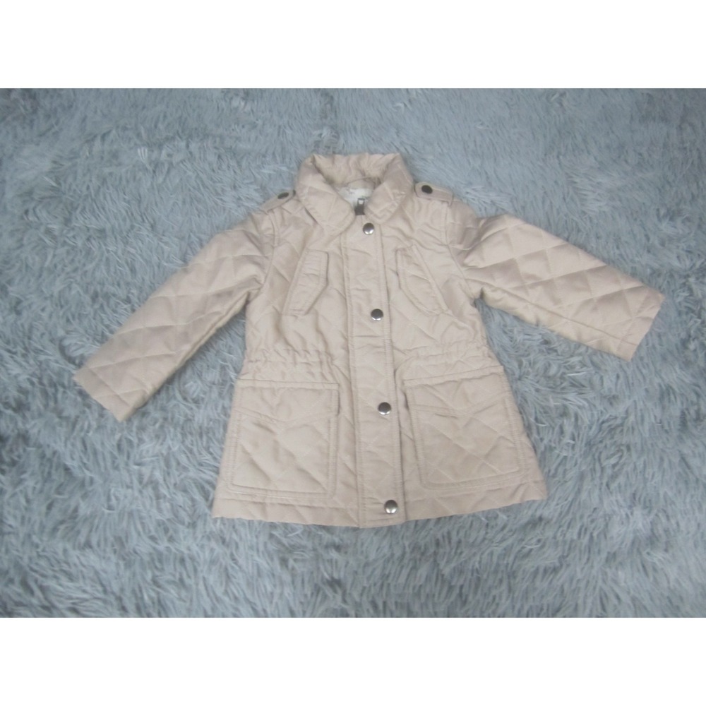 Starting Out Baby Toddler 24M‎ Beige Puffer Jacket Zip Up